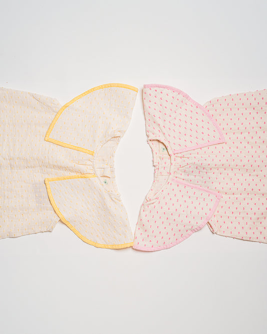 Flore Müslin Volan Yakalı Elbise