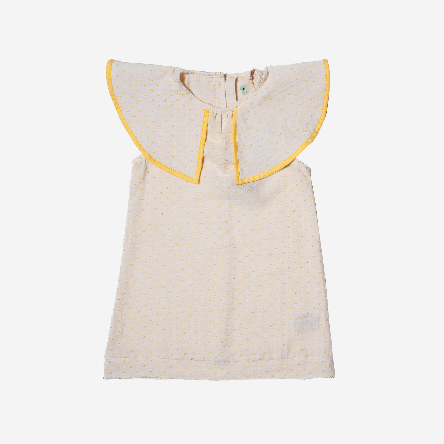 Flore Müslin Volan Yakalı Elbise