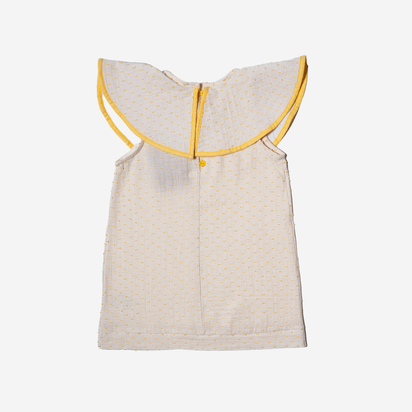 Flore Müslin Volan Yakalı Elbise