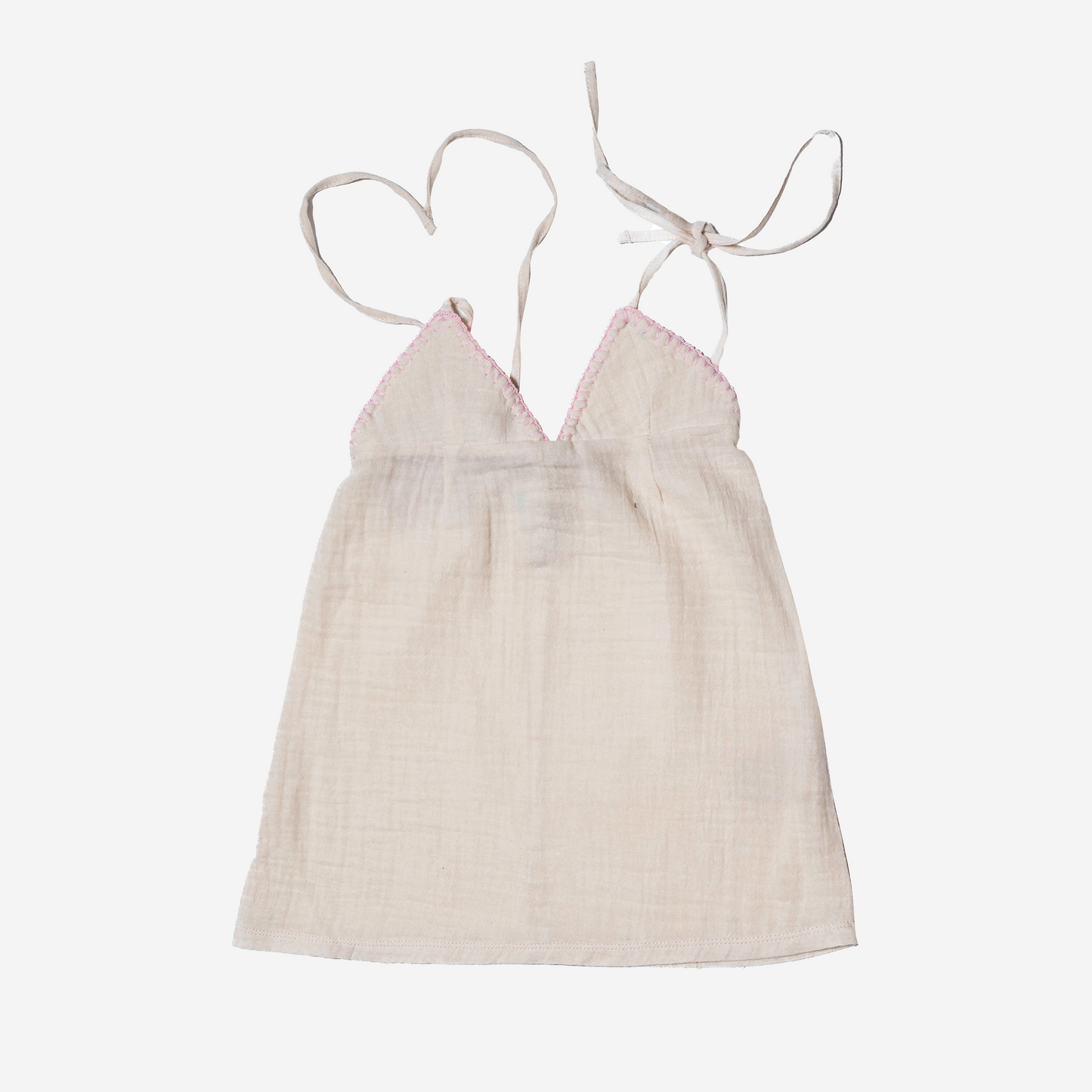 Lilou Müslin İnce Askılı Elbise