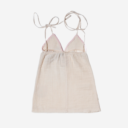 Lilou Müslin İnce Askılı Elbise