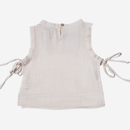 Luma Müslin Kolsuz Üst