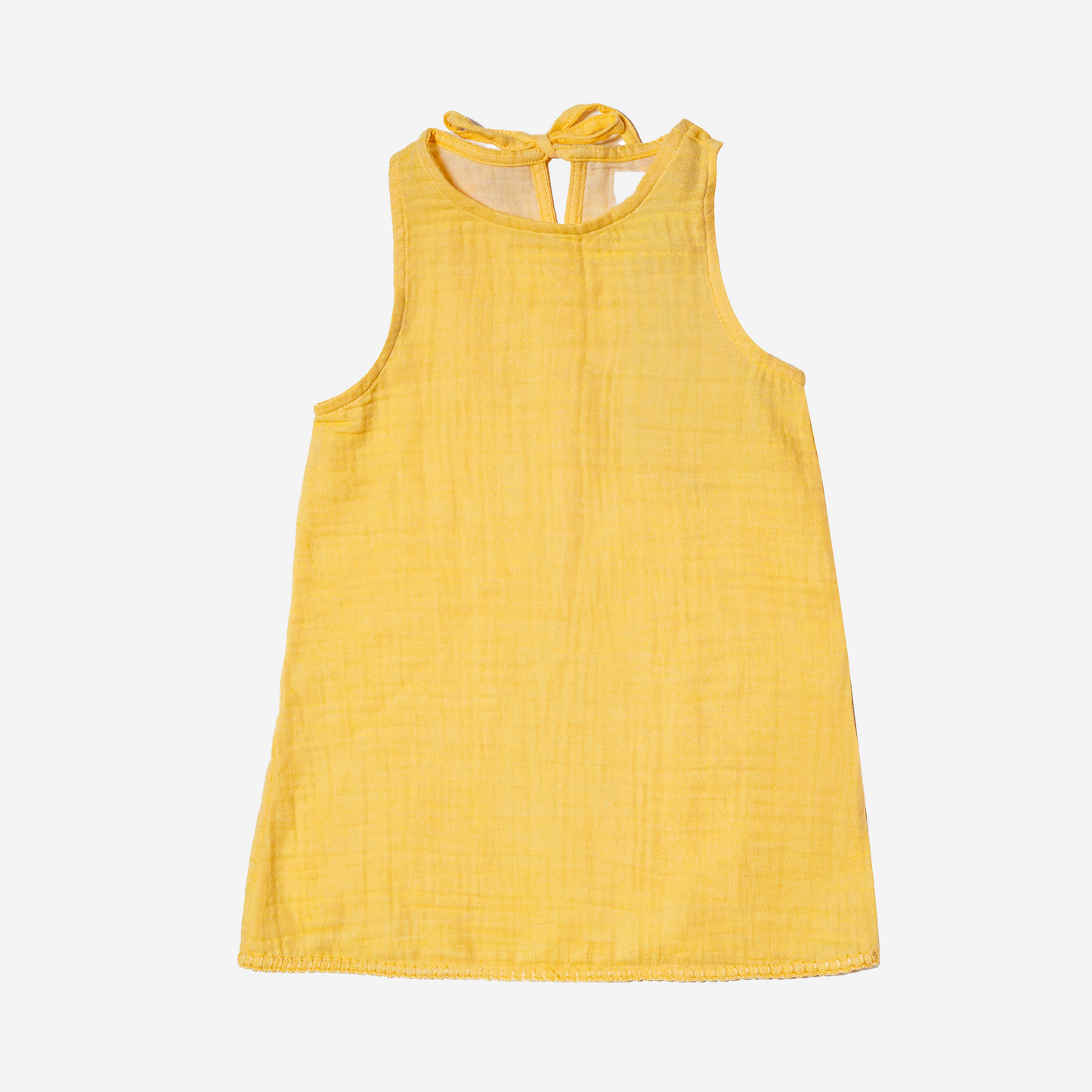 Mira Müslin Kolsuz Yazlık Elbise