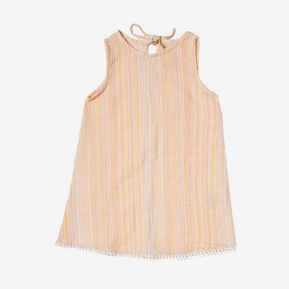 Mira Müslin Kolsuz Yazlık Elbise