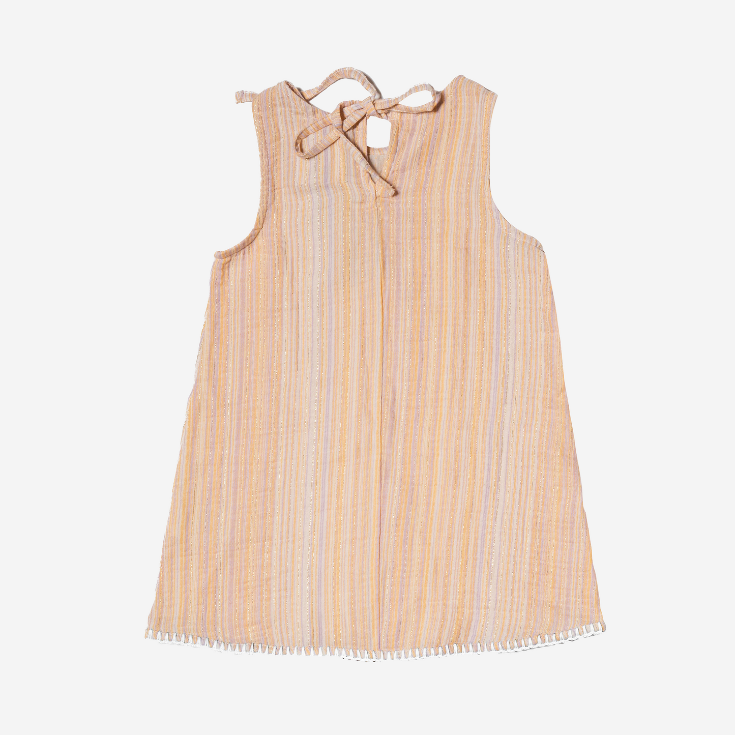 Mira Müslin Kolsuz Yazlık Elbise