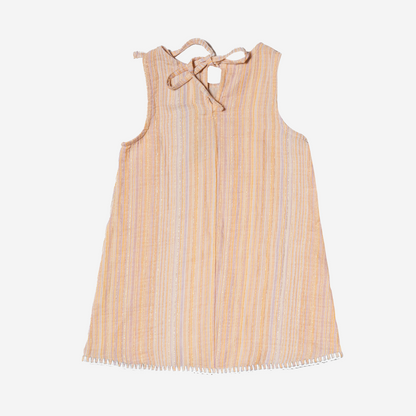 Mira Müslin Kolsuz Yazlık Elbise