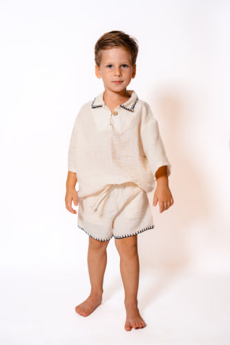 Nova Müslin Kısa Kollu T-Shirt